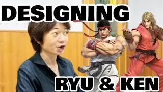 Thumbnail: Sakurai when Designing Ryu and Ken