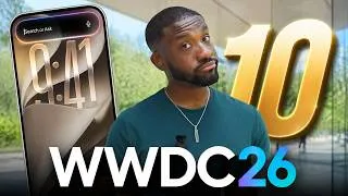 Thumbnail: 10 Things You Missed From Apple's WWDC 2026 Announcement!