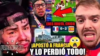 Thumbnail: ¡LO PERDIÓ TODO! 6ix9ine Apostó su casa a que Francia vencería a España y Perdió. Famosos Reaccionan