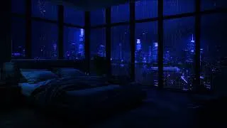 Thumbnail: City Rain - Overlooking The City 💦 Rain Sounds For Sleep,Relax, Insomnia