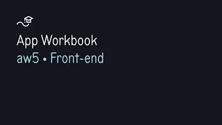 Thumbnail: App Workbook · Lesson #5 · Front-ends