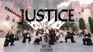 Thumbnail: [KPOP IN PUBLIC ONE TAKE] DREAMCATCHER (드림캐쳐) 'JUSTICE' DANCE COVER BY URIVERSE CREW FROM BARCELONA