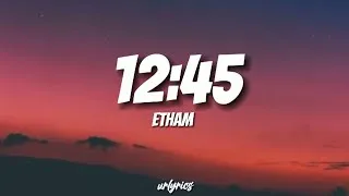 Thumbnail: ETHAM - 12:45 (LYRICVIDEO) | urlyrics