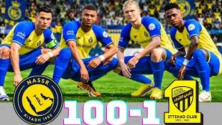Thumbnail: FIFA 23 | RONALDO, MESSI, MBAPPÉ, NEYMAR & HAALAND ALL-STARS! | Al Nassr 100-1 Al Ittihad 