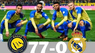 Thumbnail: FIFA 23 | RONALDO, MESSI, MBAPPÉ, NEYMAR & HAALAND ALL-STARS! | Al Nassr 77-0 Real Madrid 