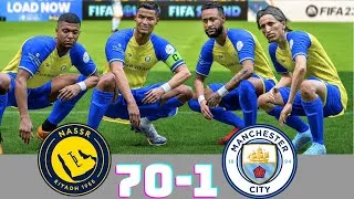 Thumbnail: FIFA 23 | RONALDO, MESSI, MBAPPÉ, NEYMAR & HAALAND ALL-STARS! | Al Nassr 70-1 Man city 
