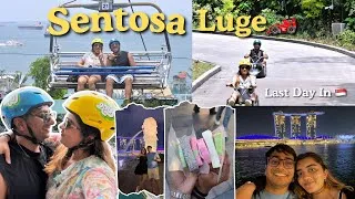 Thumbnail: LUGE in Singapore Was INSANE! 😱🇸🇬 | Merlion, uncle chengs Ice Cream & Shopping