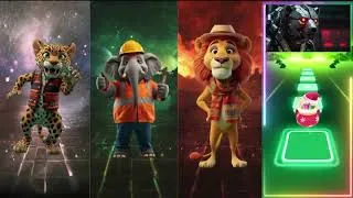 Thumbnail: Panther vs Elephant vs Lion vs Bear in Tiles Hop