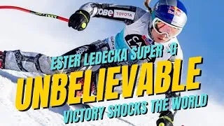 Thumbnail: Ester Ledecká Stuns the World with Historic Super-G Victory!0#adorablemoments  #trendingreels