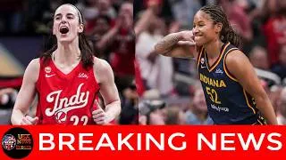 Thumbnail: Fever Guard Tyasha Harris Gets Off Court Assist from Caitlin Clark