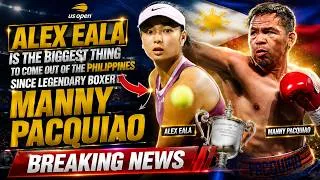 Thumbnail: US Open Tennis Alex Eala is the biggest thing to come out of the Philippines since legendary boxer M