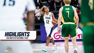 Thumbnail: USA Ousts Australia in Semifinals | 2026 FIBA U17 Men's World Cup | July 4, 2026