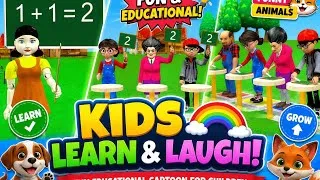 Thumbnail: Kids Learn & Laugh! 🌈 Fun Educational Cartoon for Children | Learn Numbers & Have Fun