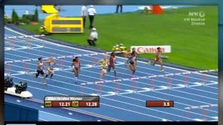 Thumbnail: Moscow 2013 100M Hurdles Final Brianna Rollins 12.44