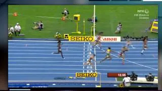 Thumbnail: Moscow 2013 Women 100M Hurdles Semi Final 2 Brianna Rollins 12.54