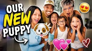 Thumbnail: WE SURPRISED OUR KIDS WITH A PUPPY! 🥹 Best Reaction Ever! 🐶❤️