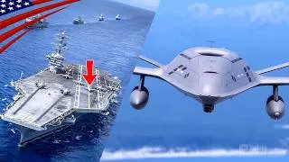Thumbnail: America's New Tanker Drone Debuts on Carrier Flight Deck – MQ-25 Stingray Prototype