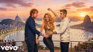 Thumbnail: Ed Sheeran Ft Shakira & Justin Bieber - Hold My Waist (Official Lyrics Video)