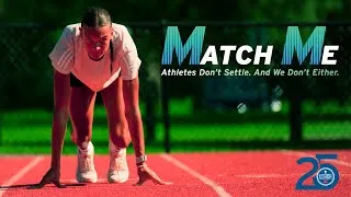 Thumbnail: MATCH ME: Athletes Don't Settle. And We Don't Either. | 25 Years of USADA