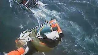 Thumbnail: USCG Helo Crew Hoist Rescued Person From Shallow Bay