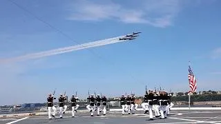 Thumbnail: USMC Silent Drill Platoon Performs On USS Arlington - INR 250