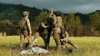 Thumbnail: Soldiers Conduct Mortar LF Training At Schofield Barracks