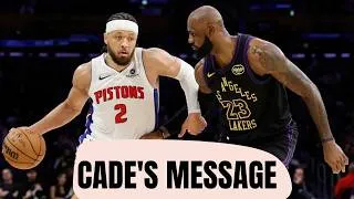 Thumbnail: LeBron James gets strong message from Pistons superstar ahead of East rivalry