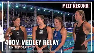 Thumbnail: The United States Wins 400M Medley Relay by Almost 5 Seconds | 2026 Pan Pacific Championships