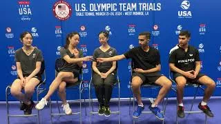 Thumbnail: 2024 US Olympic Trials - Table Tennis : Post Event Press Conference