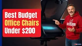 Thumbnail: SIHOO M18 vs M57 vs Ticova — 5 Best Budget Office Chairs Under $200 (2026)