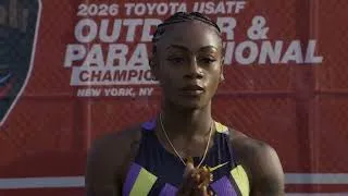 Thumbnail: Sha'Carri Richardson Wins 100m Semi in 10.78 to Lead Qualifiers | 2026 USATF Outdoor Championships