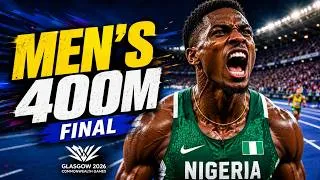 Thumbnail: Men's 400m final | Glasgow Commonwealth Games 2026