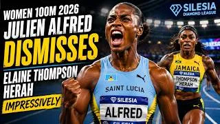 Thumbnail: Women 100m 2026: Julien Alfred Dismisses Elaine Thompson Herah Impressively