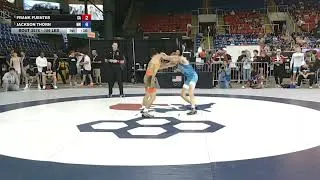 Thumbnail: 106 lbs JR Boys 3rd Place Match - USMC Junior Nationals | Frank Fuentes vs Jackson Thorn