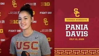Thumbnail: USC WBB Center Pania Davis | 2026 Summer Media Availability