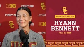 Thumbnail: USC WBB Guard Ryann Bennett | 2026 Summer Media Availability