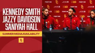 Thumbnail: USC WBB’s Kennedy Smith, Jazzy Davidson & Saniyah Hall | 2026 Summer Media Availability