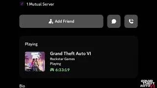 Thumbnail: GRAND THEFT AUTO: VI® | August 2026 Playtest Session | Uptime: 6:33:19