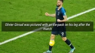 Thumbnail: Olivier Giroud an injury scare for World Cup final