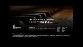 Thumbnail: Concerto N° 2   Sergei Rachmaninov   Background music piano royalty free