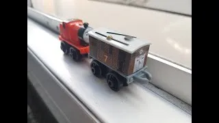 Thumbnail: James the red engine and toby the steam tram kiss