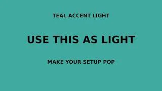 Thumbnail: Teal Screen Light (Add Color to Your Background Instantly)