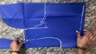 Thumbnail: Full blouse cutting ✂️ #blouse #easy #fashion