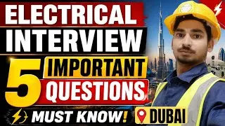 Thumbnail: Electrical Interview 5 Important Questions | Electrician Interview Questions & Answers | Hindi