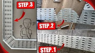 Thumbnail: Cable Tray Side 90° Bend Making Complete Practical | Step by Step Electrician Site Work Tutorial