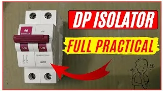 Thumbnail: DP Isolator Kya Hota Hai? Full Wiring Practical | Beginner to Pro (Hindi)