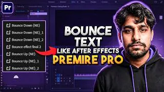 Thumbnail: How to Make BOUNCE TEXT Like After Effects in Premiere Pro! (FREE Presets)