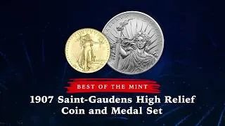 Thumbnail: 1907 Saint-Gaudens $20 Gold Coin & Medal Set | Best of the Mint | 2026 Semiquincentennial Program
