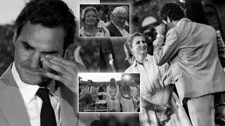 Thumbnail: Roger Federer in tears during emotional message to wife Mirka at Tennis HoF induction #rogerfederer 