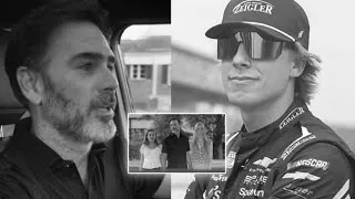 Thumbnail: Jimmie Johnson's response to NASCAR's Carson Hocevar press release #jimmiejohnson #carsonhocevar 